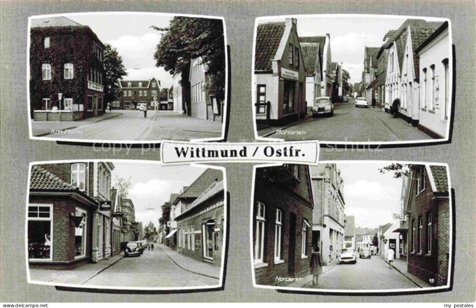 Wittmund Partie am Markt Muehlenstrasse Burgstrasse Norderstrasse