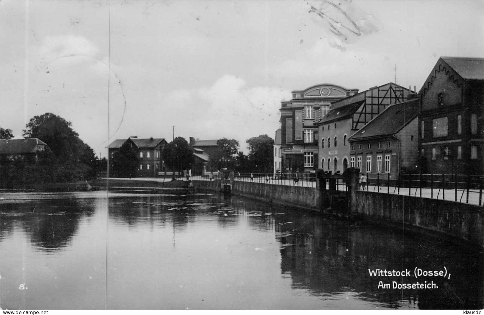 Wittstock (Dosse) - Am Dosseteich gel.1931