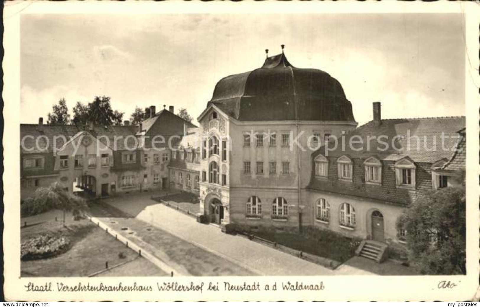 Woellershof Neustadt Waldnaab Versehrtenkrankenhaus Woellershof Verwaltungsgebae