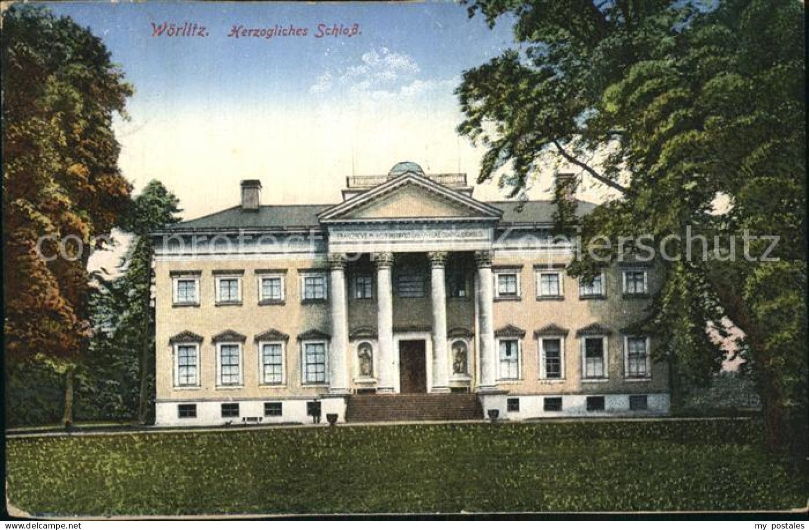 Woerlitz Sachsen-Anhalt Park Herzogliches Schloss