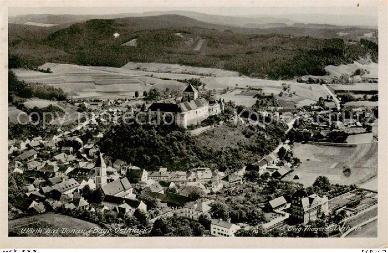 Woerth Donau Fliegeraufnahme