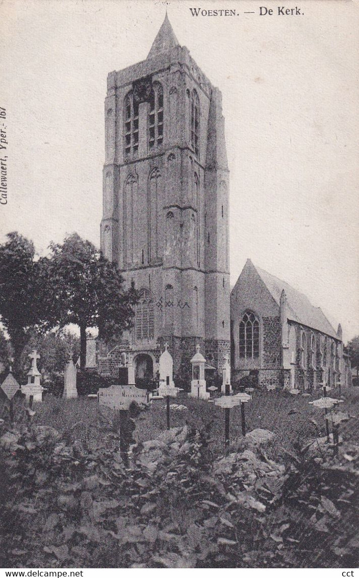 Woesten  Vleteren   De Kerk   Edit Callewaert Yper n° 167