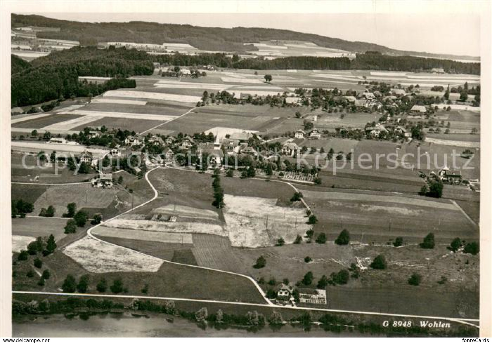 Wohlen BE Fliegeraufnahme