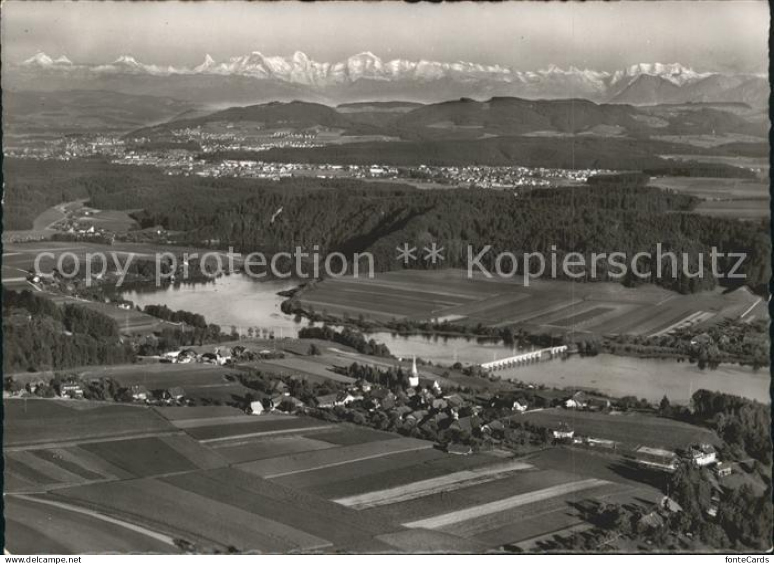 Wohlen BE Fliegeraufnahme