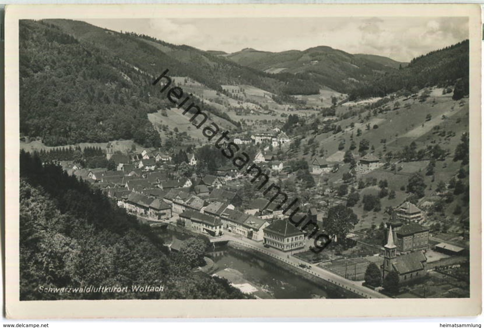 Wolfach - Gesamtansicht - Foto-Ansichtskarte