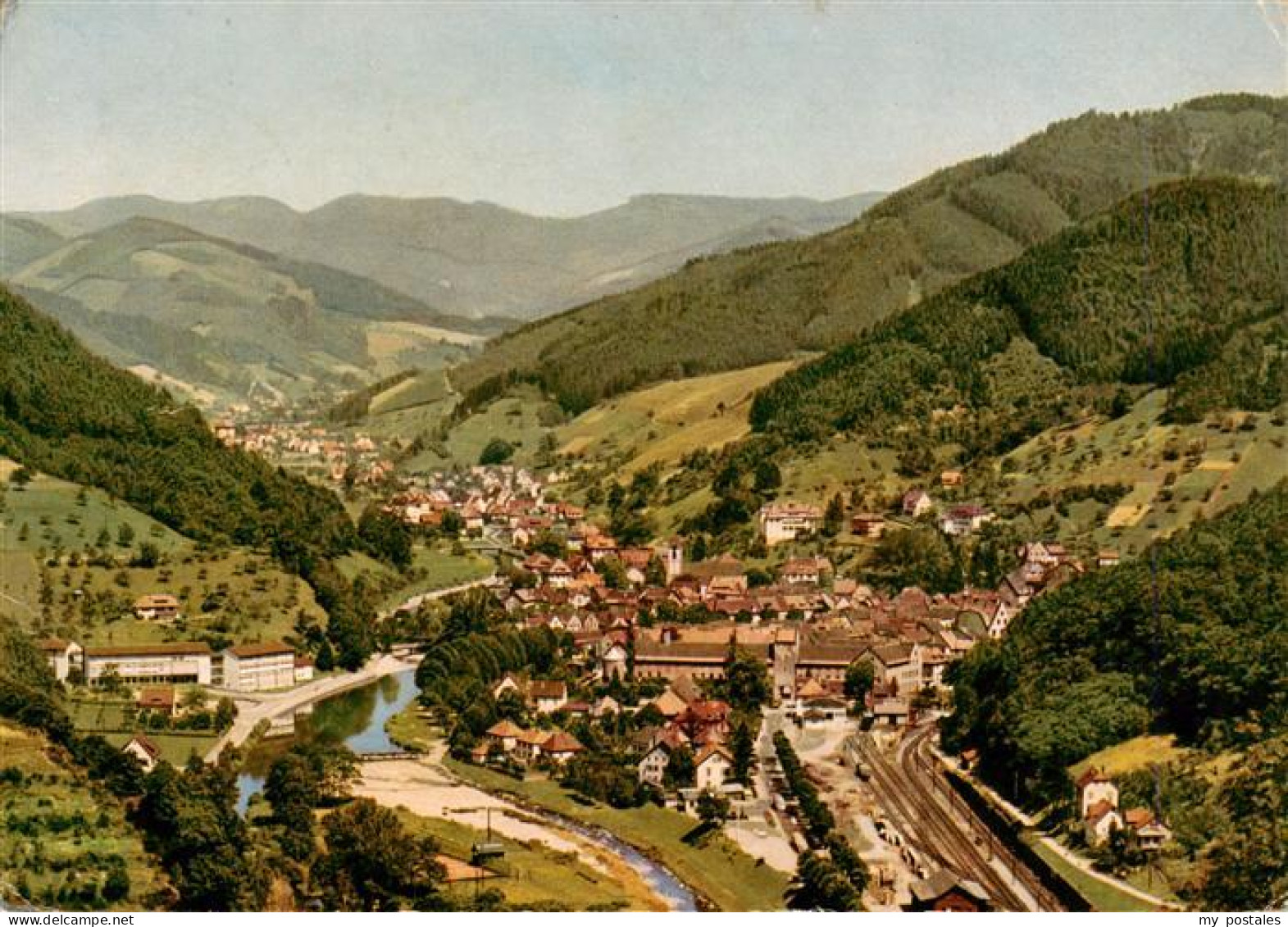 Wolfach Schwarzwald Fliegeraufnahme