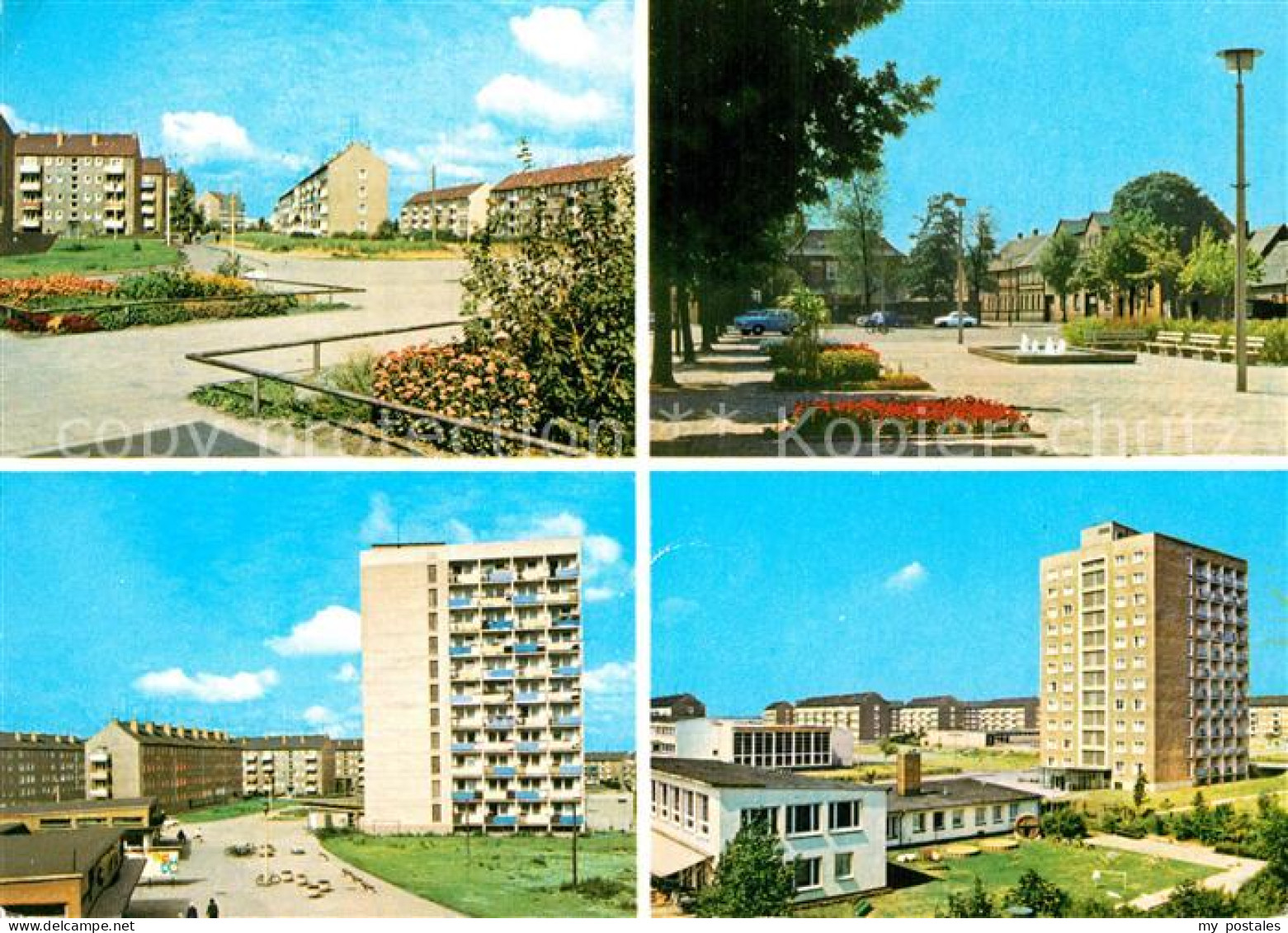 Wolfen Bitterfeld  Ortsansichten