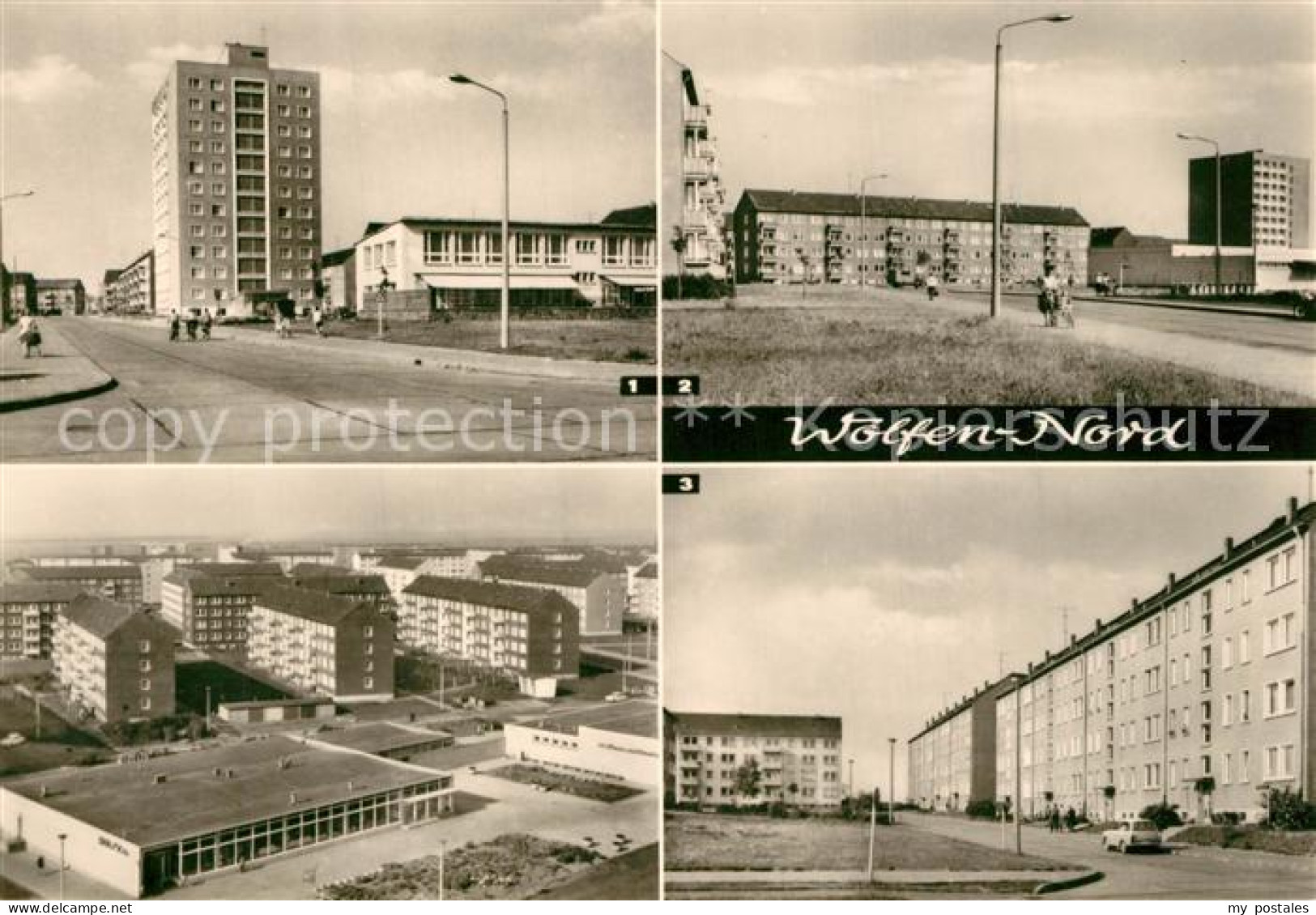 Wolfen Bitterfeld  Strasse der Republik Kinderkrippe Franz Mehring Strasse