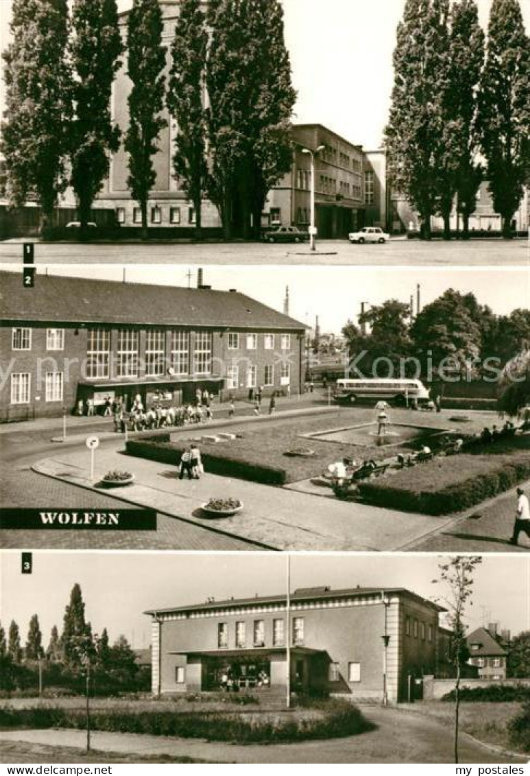 Wolfen Bitterfeld  Theater der Werktaetigen Bahnhof Filmtheater