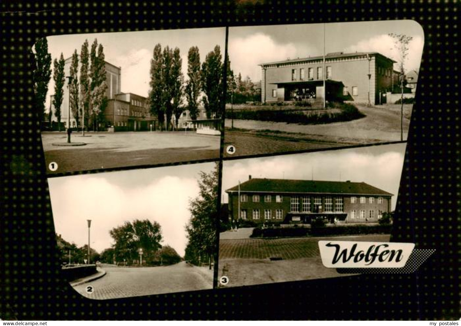 Wolfen Bitterfeld  Theater der Werktaetigen Leipziger Strasse Bahnhof Filmtheate