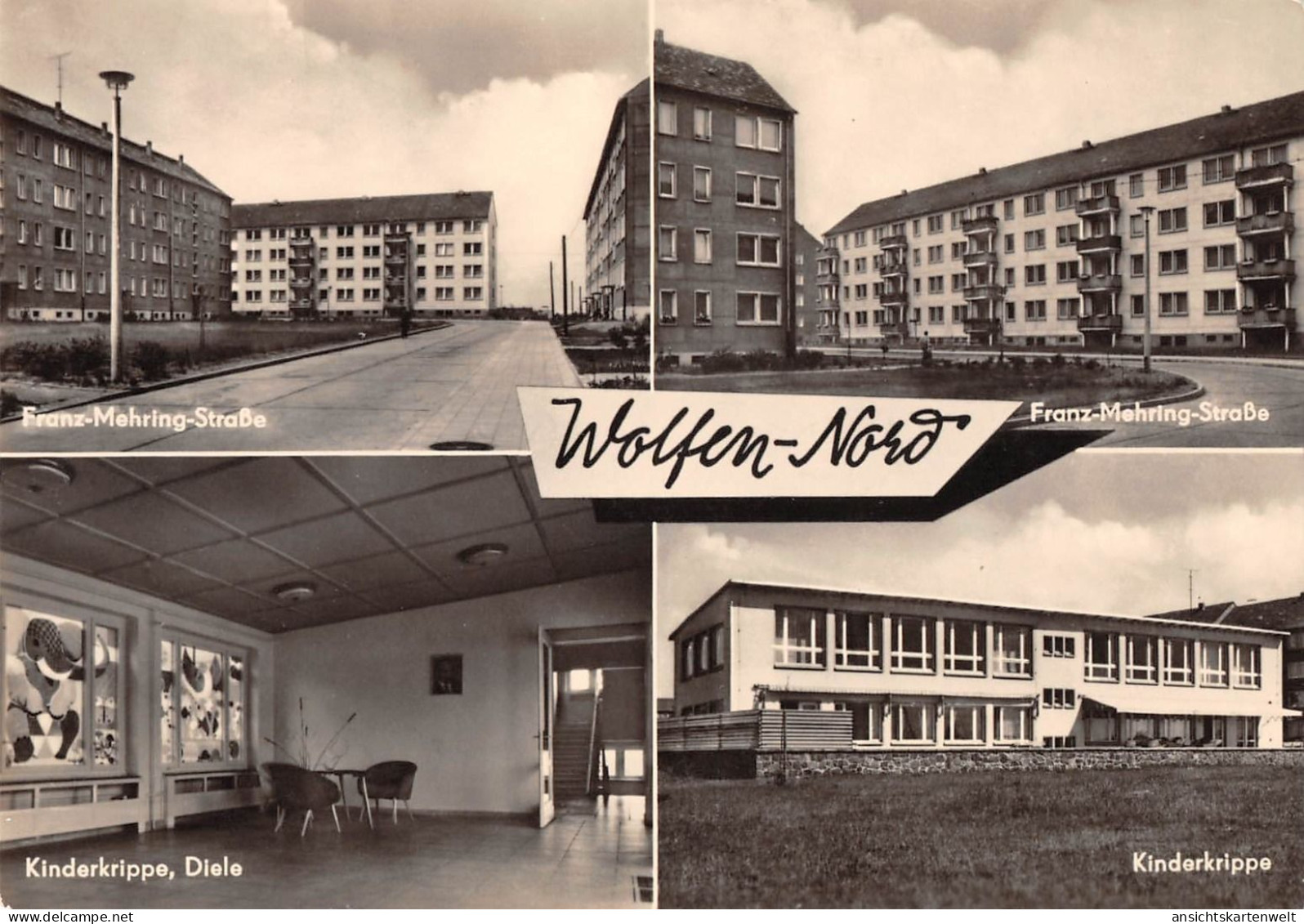 Wolfen-Nord Mehrbildkarte gl1973 #177.167