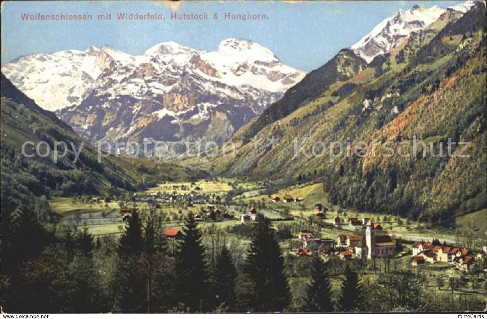 Wolfenschiessen mit Widderfeld Hutstock und Hanghorn