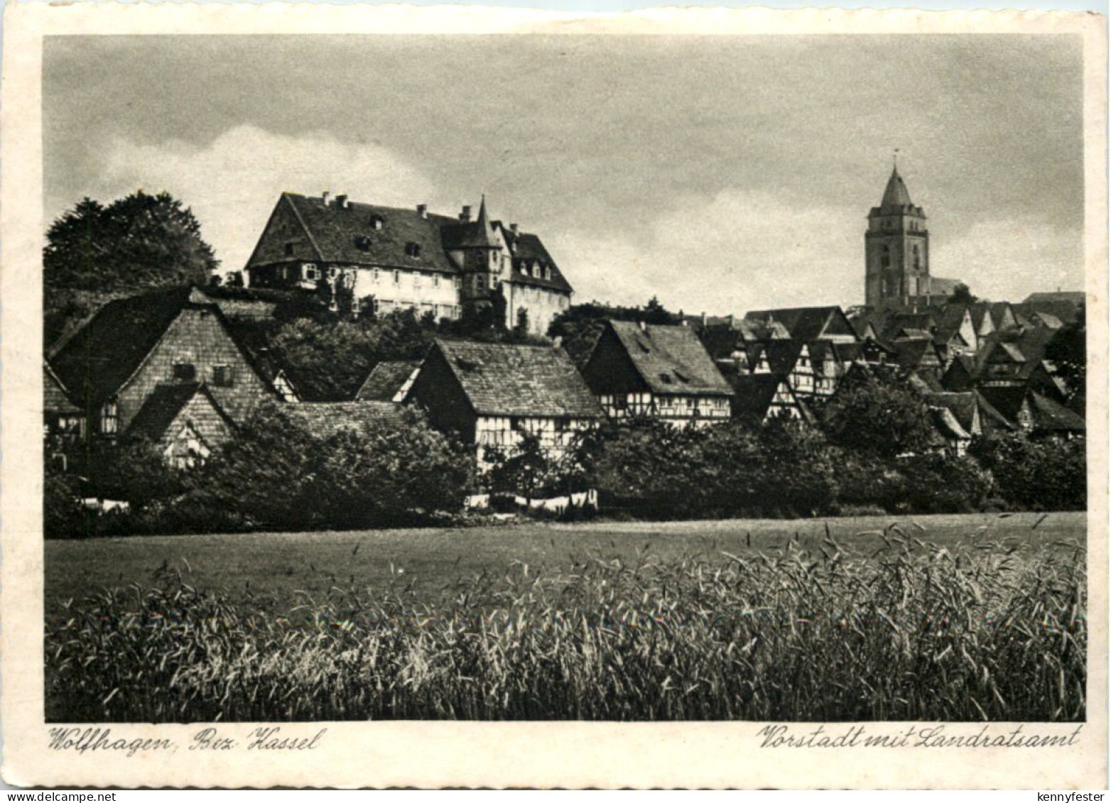 Wolfhagen - Vorstadt mit Landratsamt