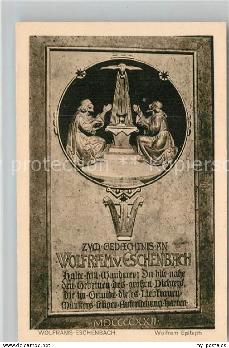 Wolframs-Eschenbach Gedenkkarte