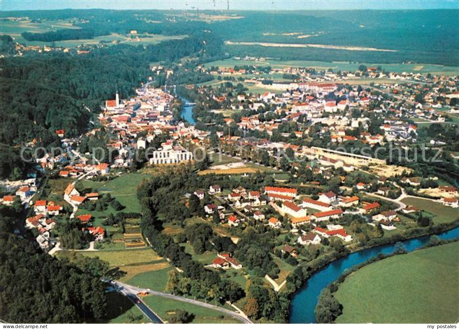 Wolfratshausen Fliegeraufnahme