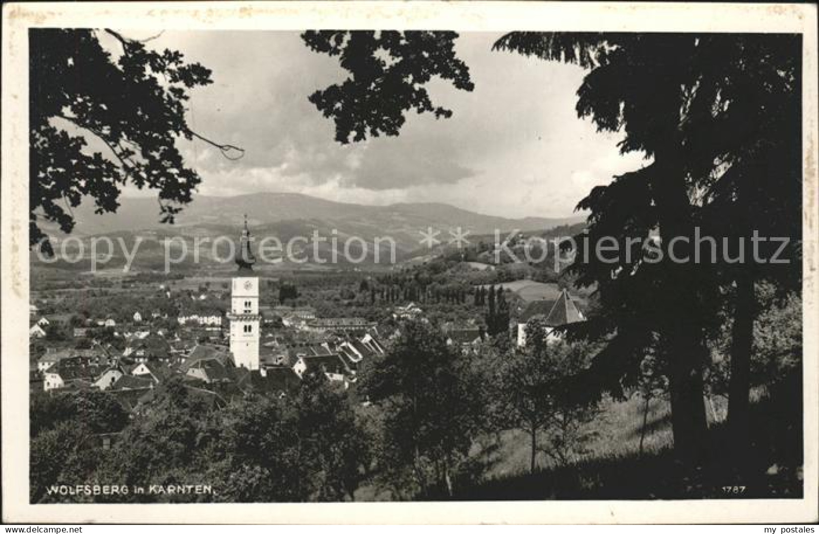 Wolfsberg Kaernten Ortsansicht