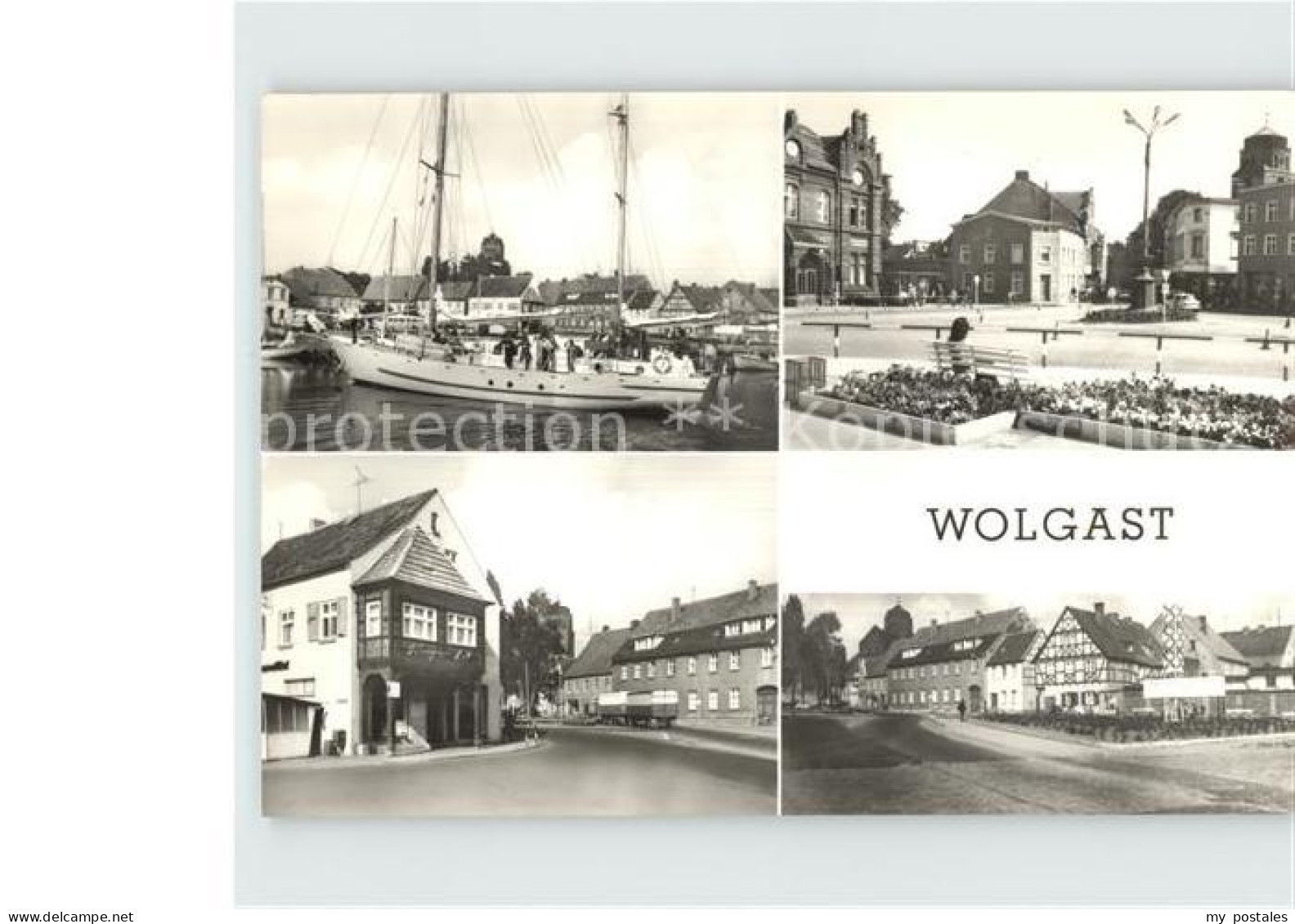 Wolgast Mecklenburg-Vorpommern Hafen Platz der Jugend