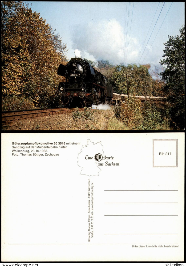 Wolkenburg-Kaufungen-Limbach-Oberfrohna Güterzugdampflokomotive 1999