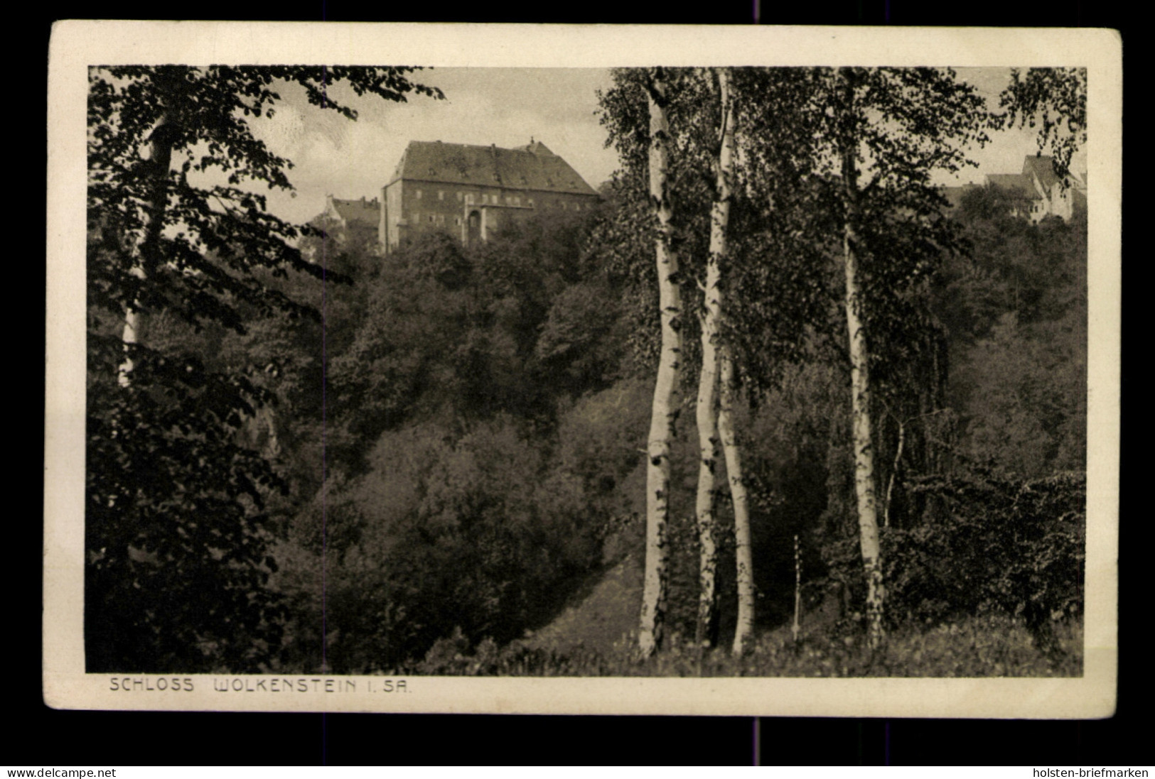 Wolkenstein, Blick zum Schloss Wolkenstein