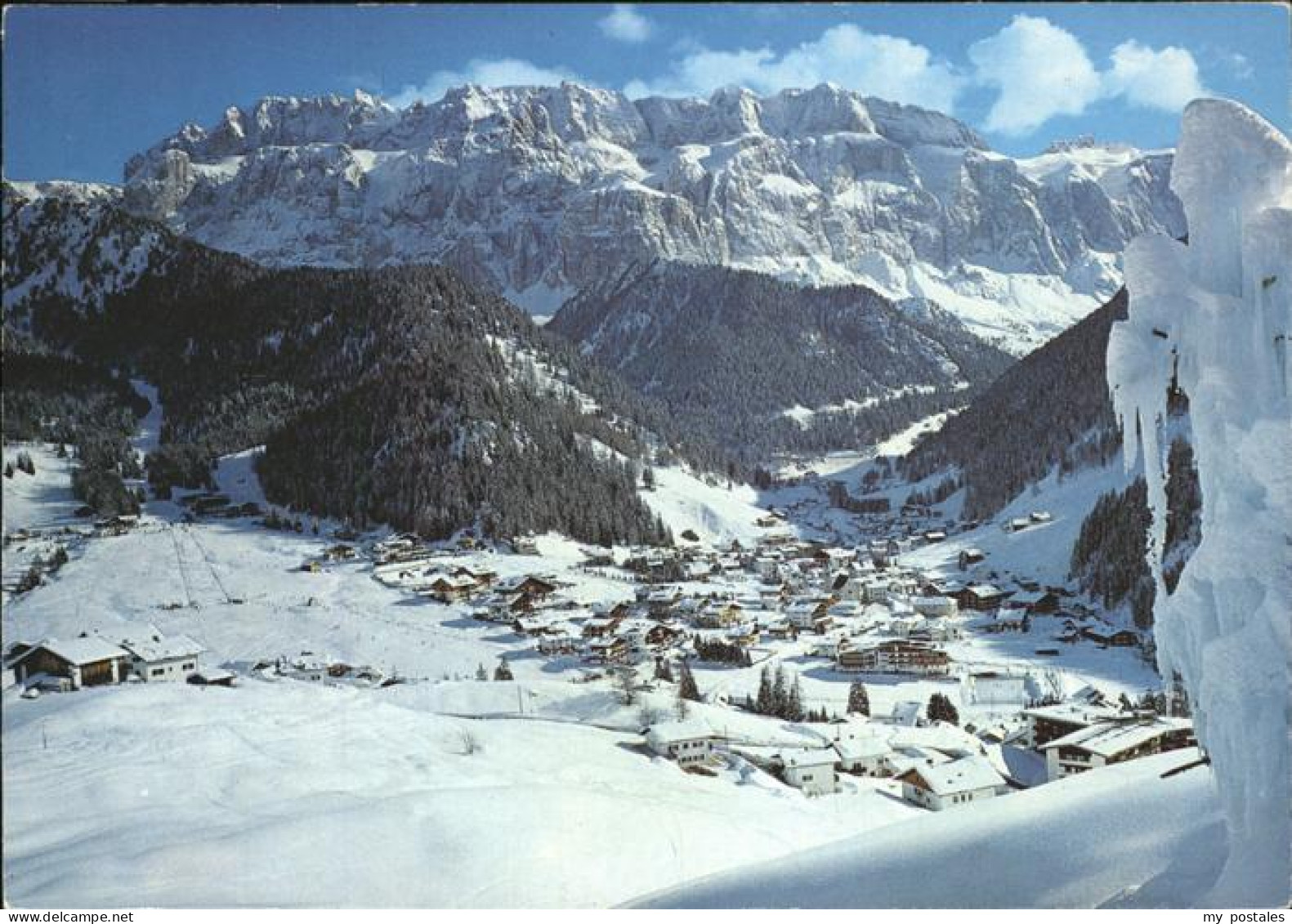 Wolkenstein Groeden im Winter