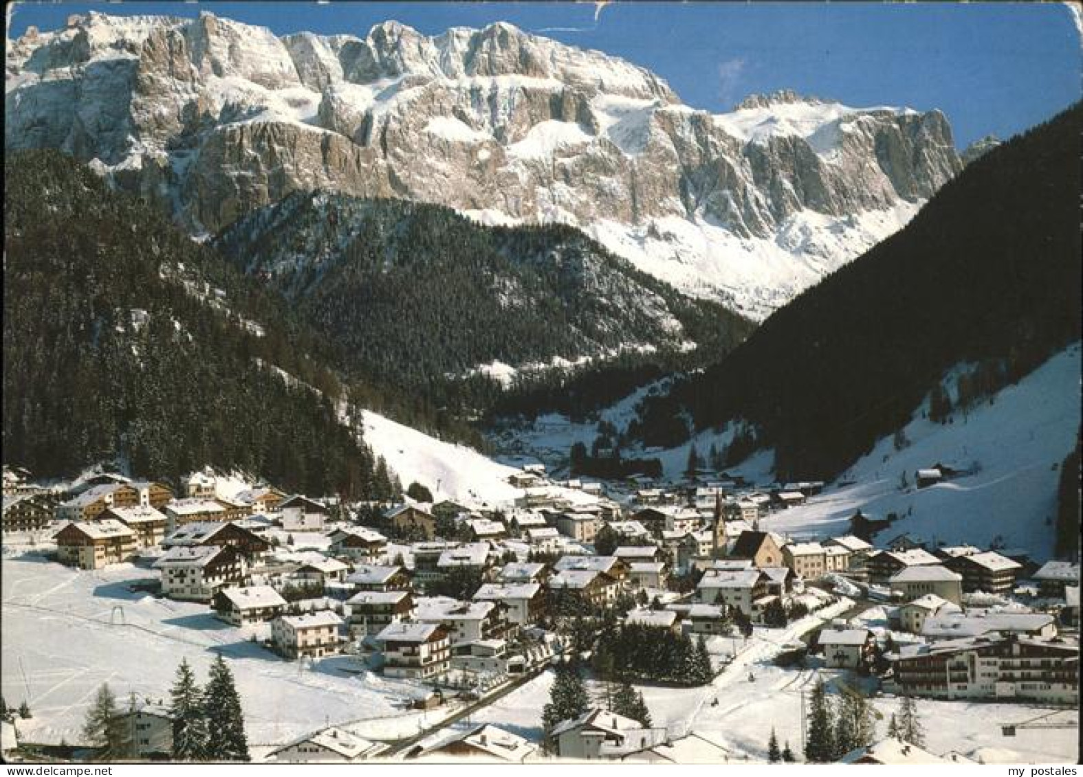 Wolkenstein Groeden im Winter