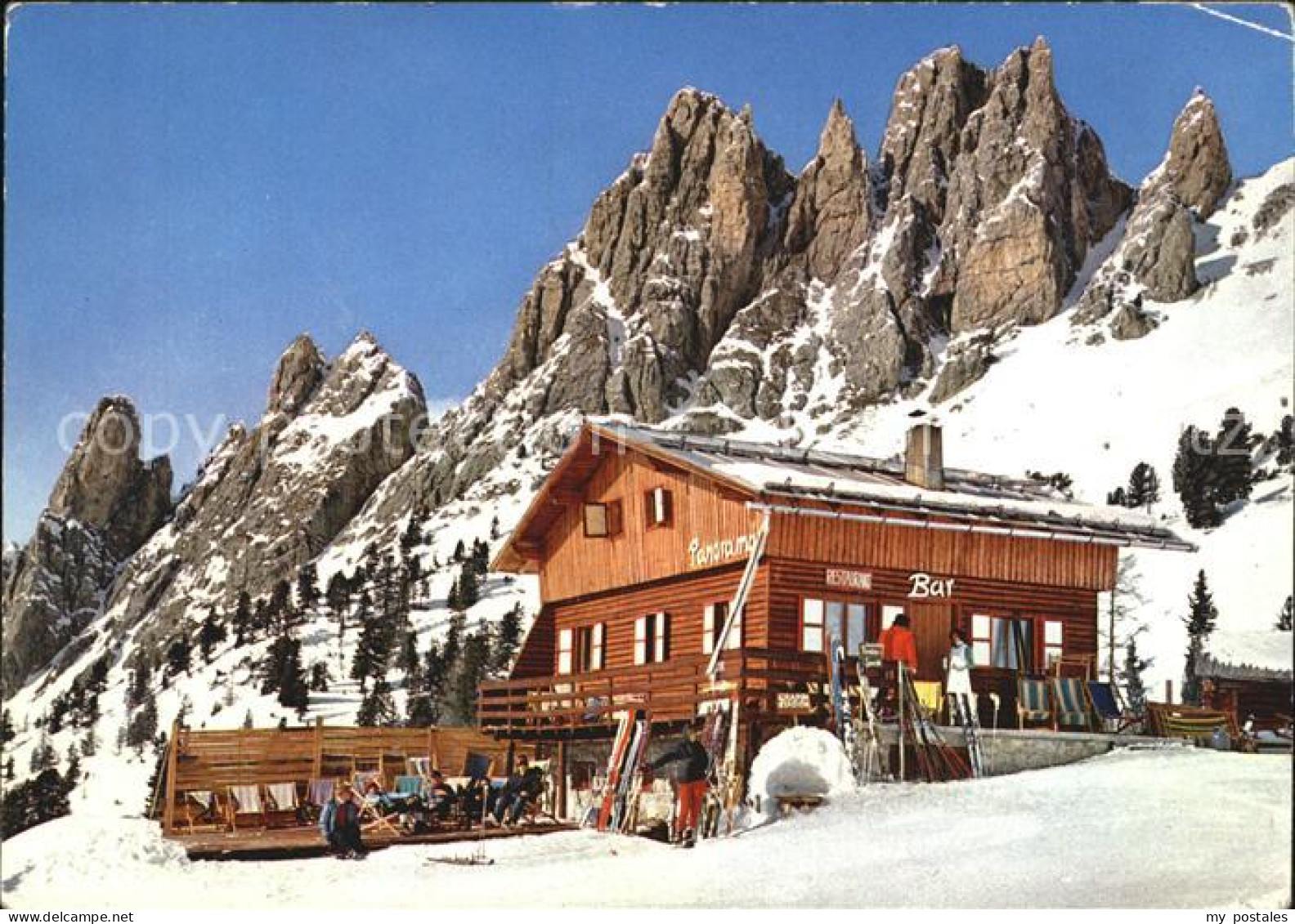 Wolkenstein Groeden Rifugio Panorama Huette