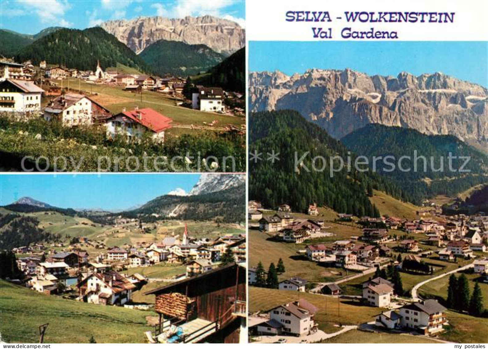 Wolkenstein Groeden Selva Panoramen