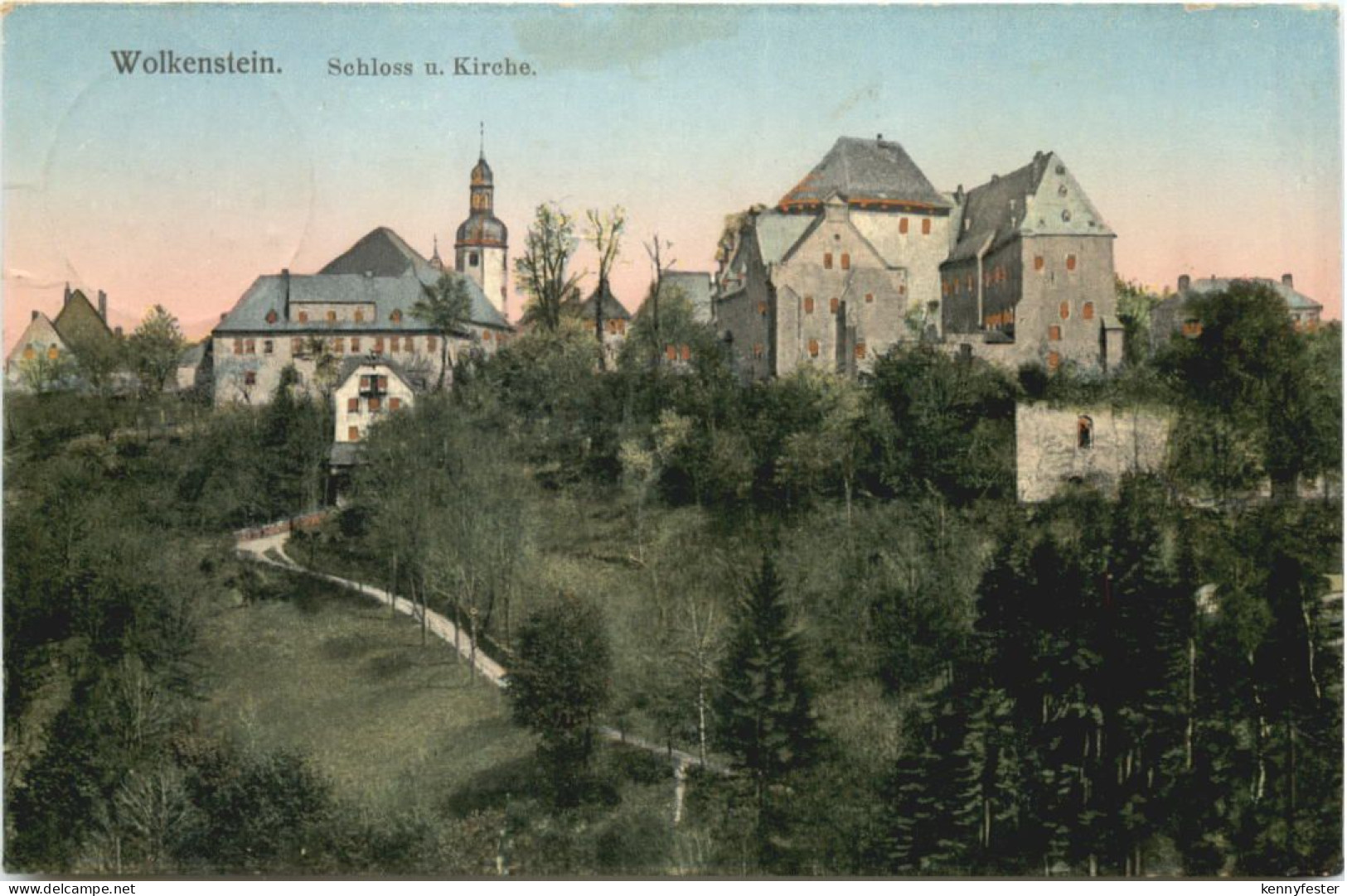 Wolkenstein - Schloss und Kirche