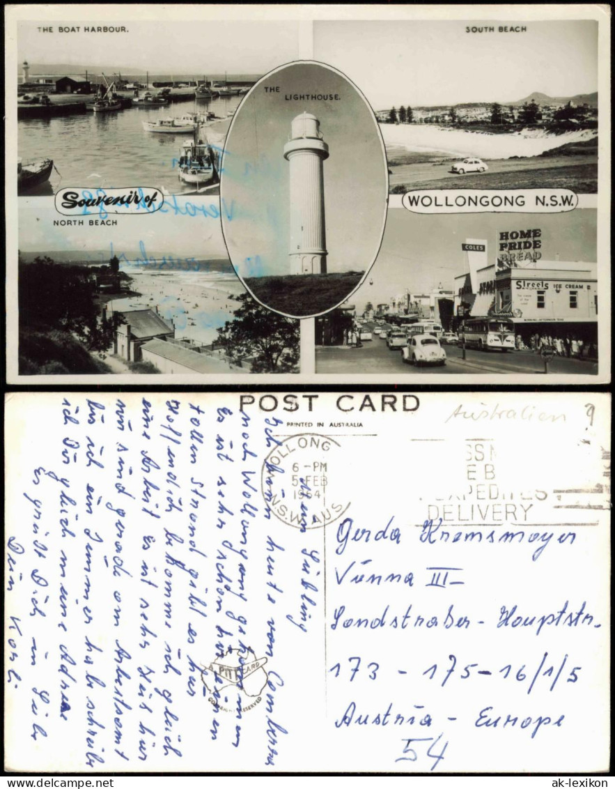 Wollongong New South Wales Harbour Beach Street 1964  Australia Australien