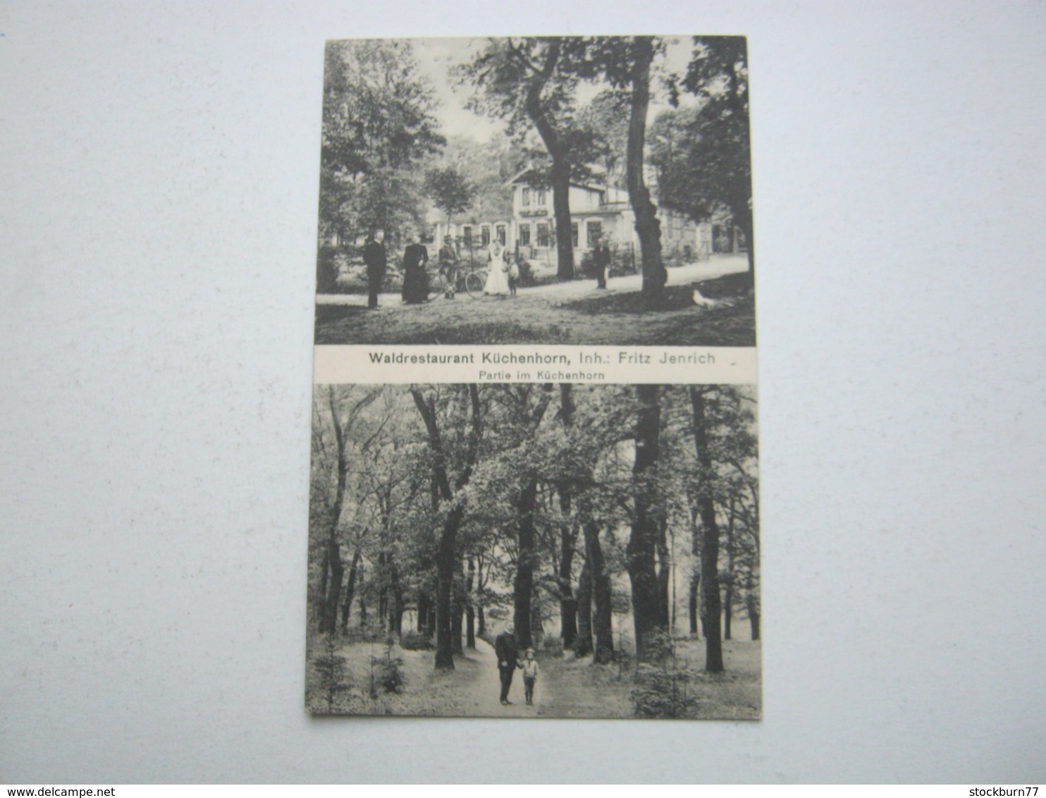 Wolmirstedt, Gasthaus Küchenhorn, seltene Karte um 1914
