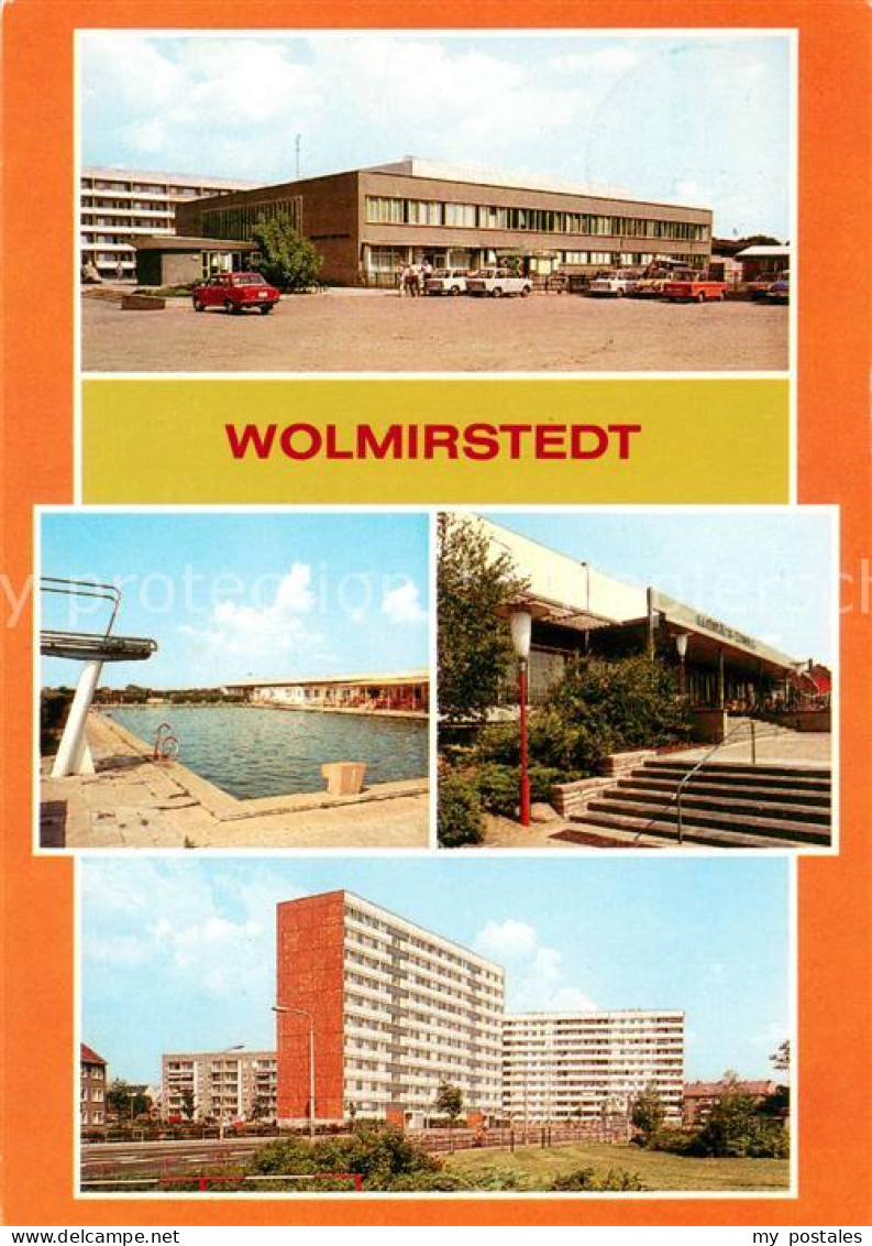 Wolmirstedt Kreiskulturhaus Freibad HO Gaststaette Kristall Geschwister Scholl S