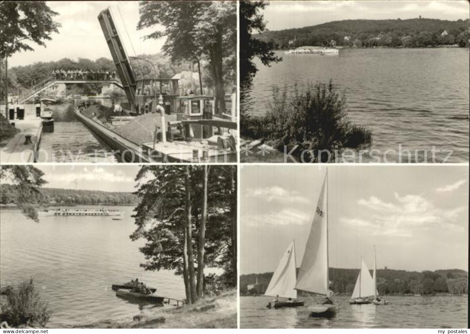 Woltersdorf Erkner Schleuse See Segelpartie