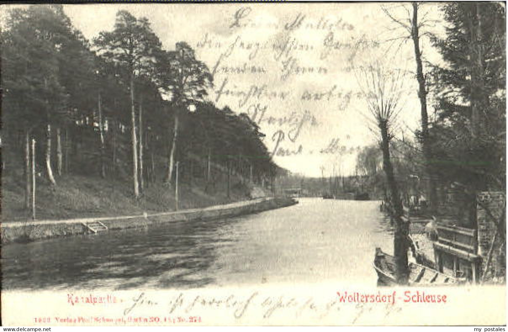 Woltersdorf Schleuse x 1905