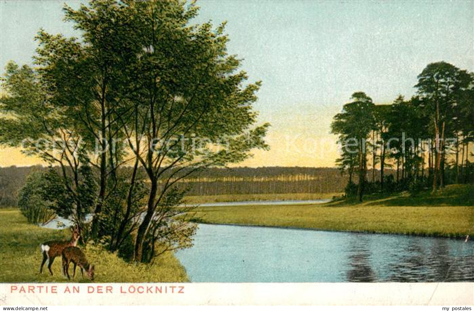 Woltersdorfer Schleuse Partie an der Locknitz
