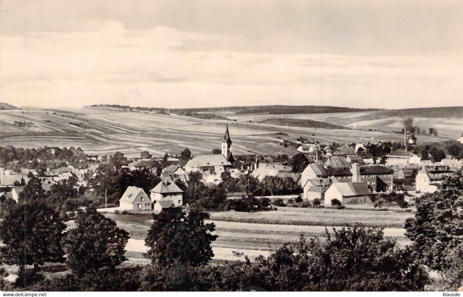 Worbis (Eichsfeld) Teilansicht gel.1960 Posthilfsstelle