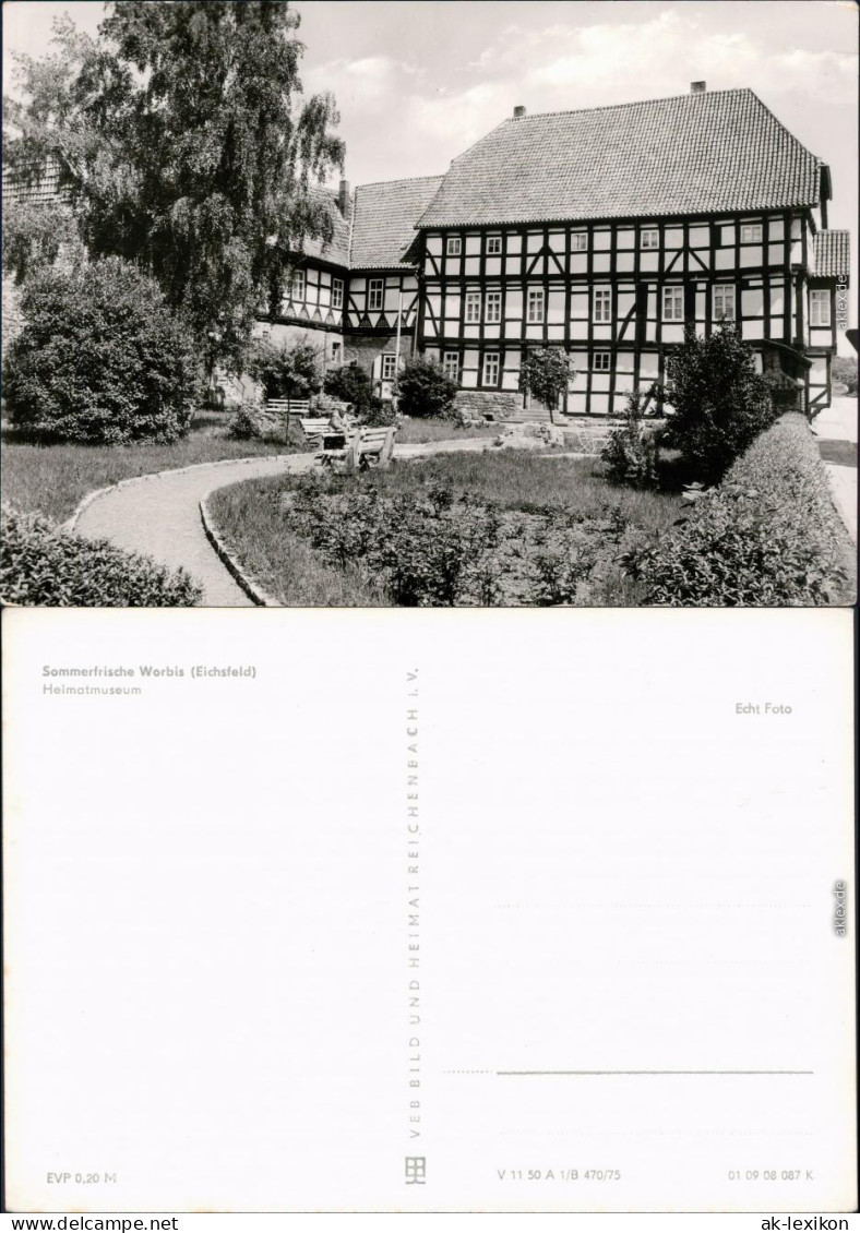 Worbis-Leinefelde-Worbis Heimatmuseum Ansichtskarte  1975