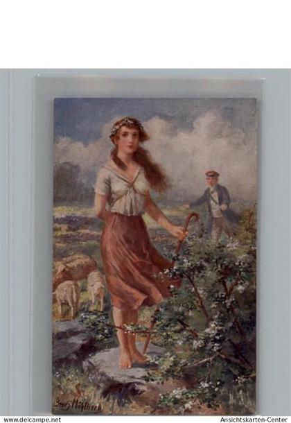 50286256 - Kuenstlerkarte sign. Muehlberg