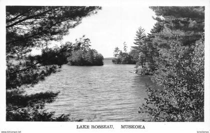 A861 Canada Lake Rosseau Muskoka RPPC vintage postcard