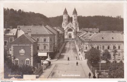 AUSTRIA - Amstetten, Bahnhofstrasse, Photo Postcard