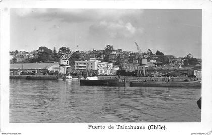 B84952  puerto de talcahuano chile ship bateaux chile