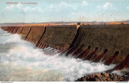 B91821 assouan nile barrage egypt    africa Nile dam