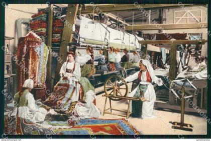 Bosnia Erzegovina Bosna Hercegovina Sarajevo Fabbrica Tappeti cartolina RT6673