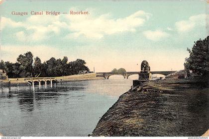BR73461 ganges canal bridge roorkee    india