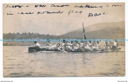 C000495 Canada. Lake. Canoe race. G. H. E. Hudson. Kelowna and Penticton. 1911