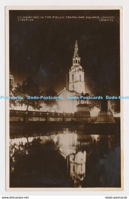 C004555 St. Martins in Fields. Trafalgar Square. London. Night. 213631. Valentin