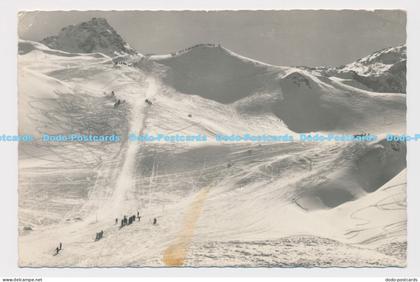 C022635 Parsennabfahrt Weissfluhjoch. Kublis Skigelande beim Derby Schuss. Otto