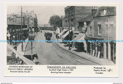 C022838 Transport in Ealing. Southall High Street. Showing Horse Transport. Lond