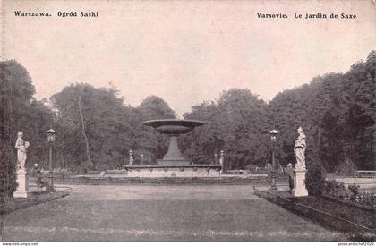 C0280 Poland Warszawa Varsovie Le jardin da Saxe
