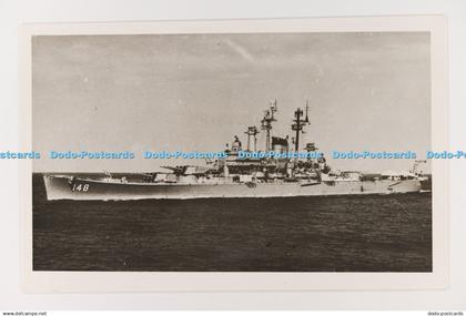 C028586 USS Newport News CA148. Old Photo