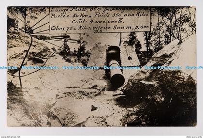 C029667 German Lange Max gun emplacement in Koekelare Belgium Postcard